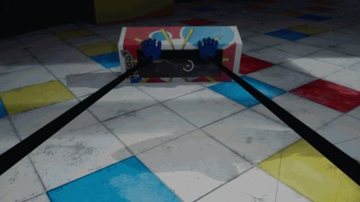 grabpack puxando caixa